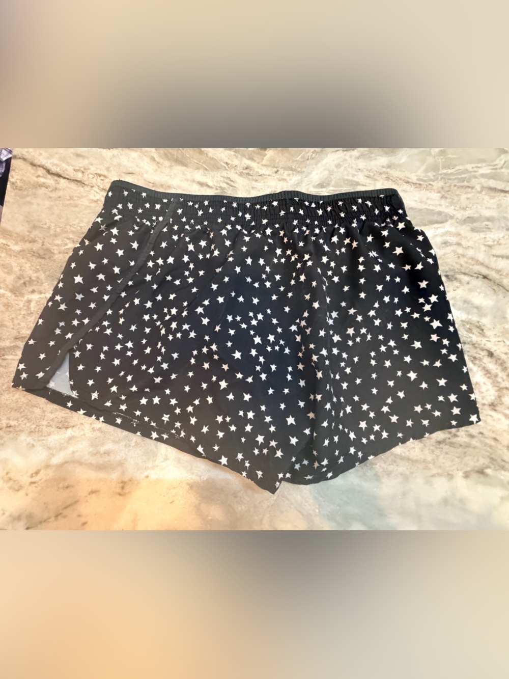 Nike Dri-FIT Star Print Running Shorts Black White Athletic Small - Picture 8 of 11